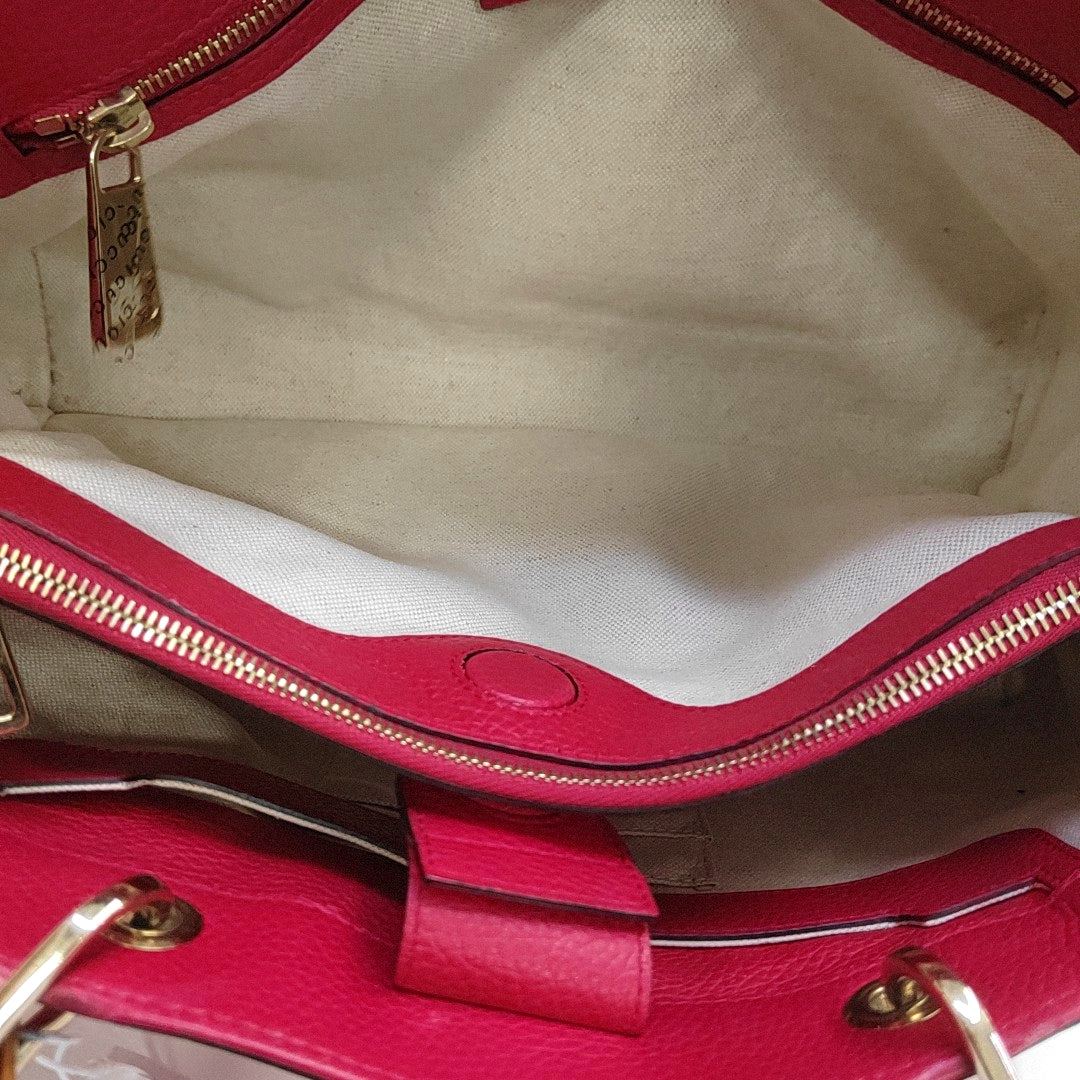 Bamboo 1947 Medium Calfskin Red