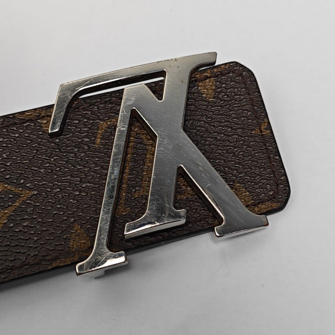 Coated Canvas Belt Brown