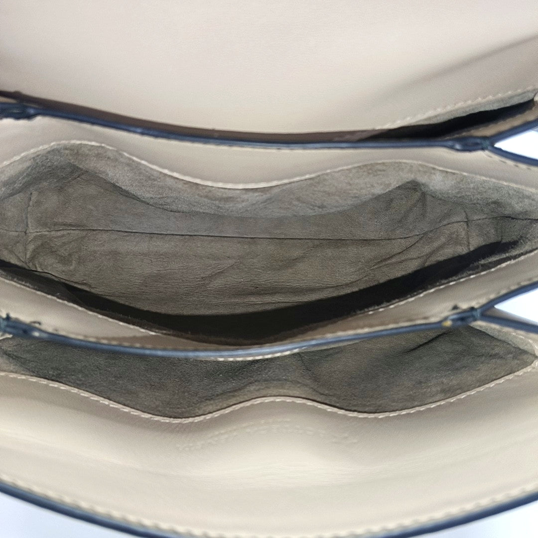 Piazza Small Calfskin Beige