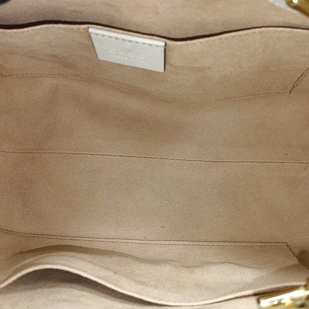 Padlock Small Monogram Coated Canvas Beige
