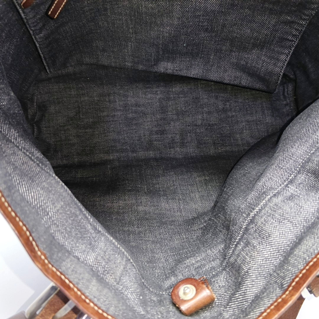 Denim Shoulder Bag Gray