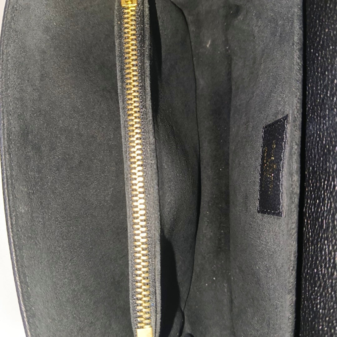 MÉTIS EAST WEST Monogram Calfskin Black
