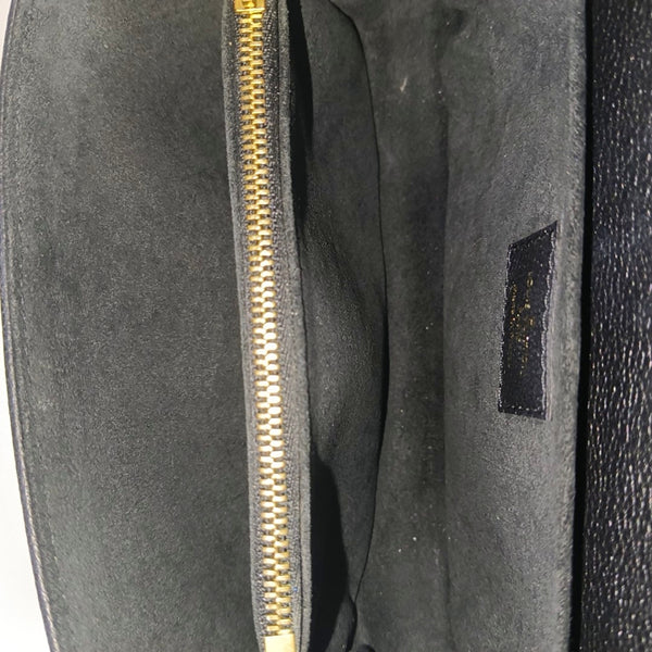 MÉTIS EAST WEST Monogram Calfskin Black