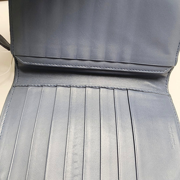 Lambskin Wallet Blue