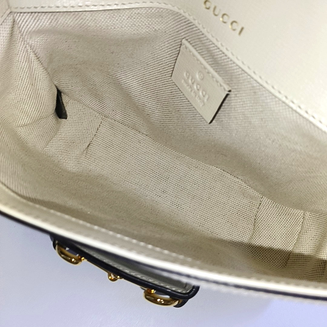 Horsebit 1955 Mini Coated Canvas Beige