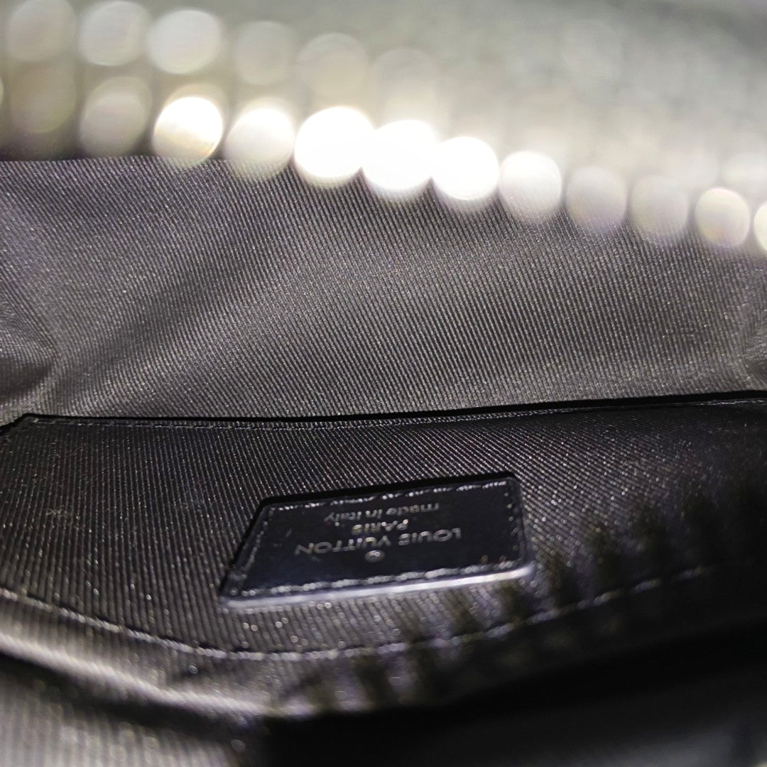 SOFT TRUNK Mini Monogram Coated Canvas Black