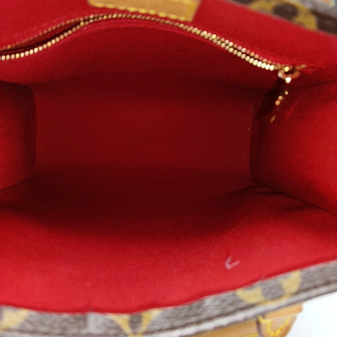 SAC PLAT BB Monogram Coated Canvas Brown