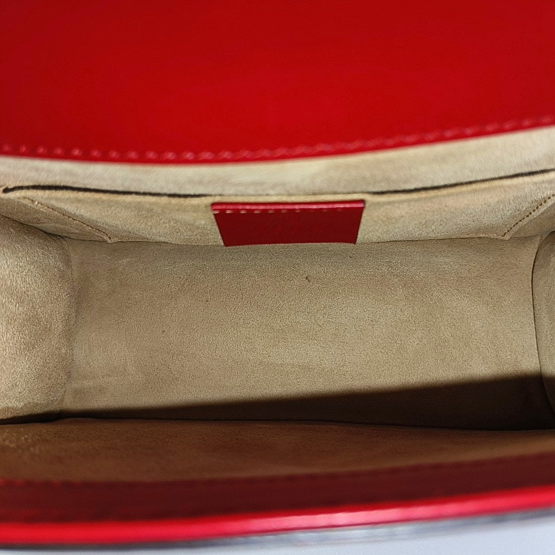 Sylvie Mini Calfskin Red