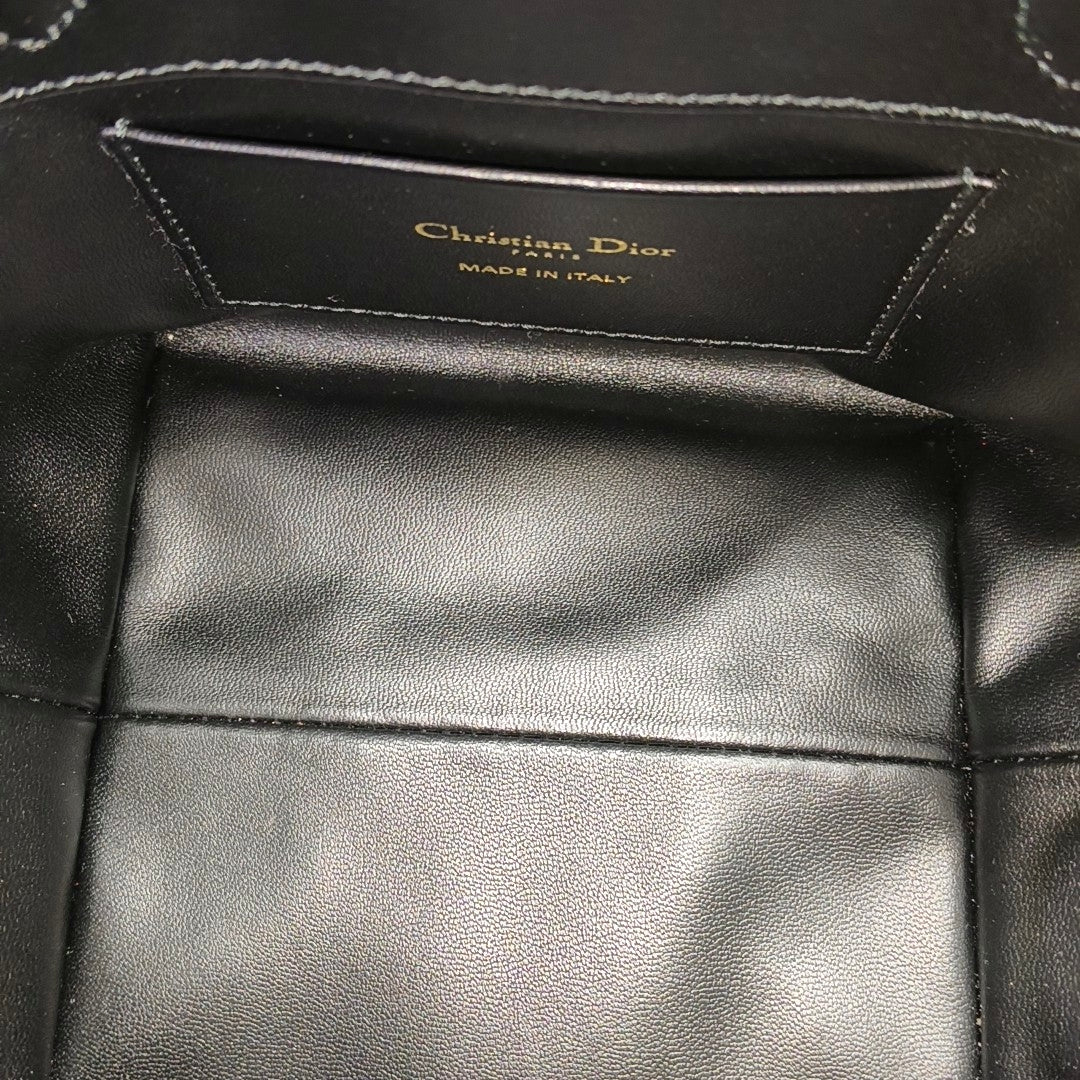 Toujours Nano Cannage Calfskin Black