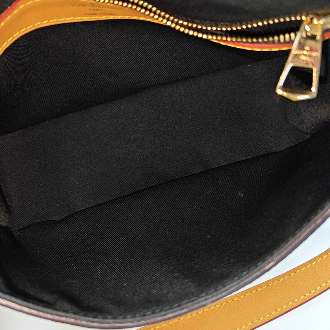 DIANE Monogram Coated Canvas Brown