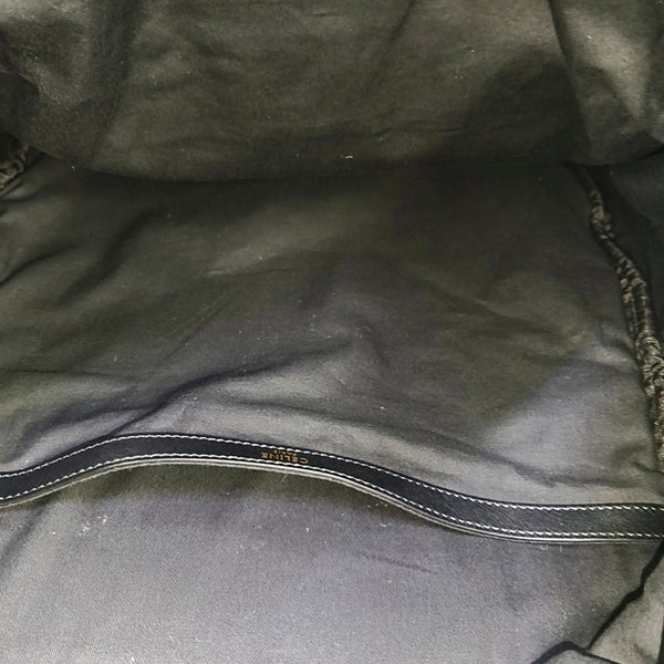Calfskin Backpack Medium Black