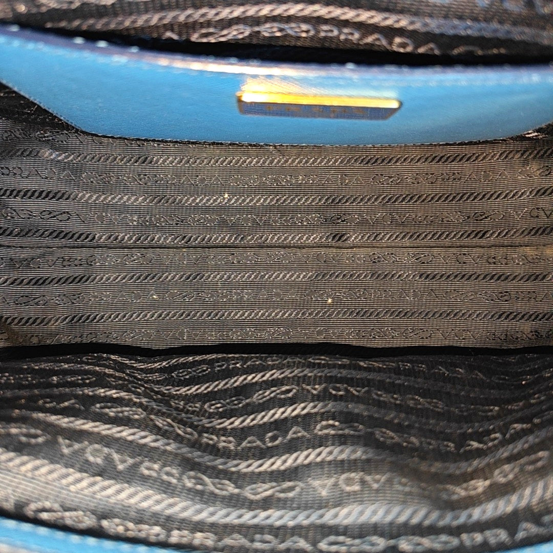 Parabole Saffiano Calfskin Blue