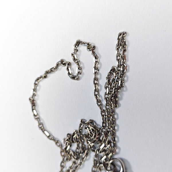 Pop H Metal Silver Necklace