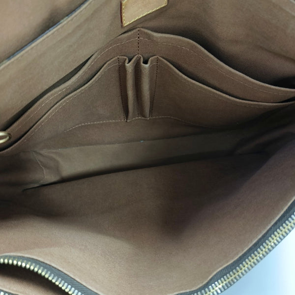 VINTAGE BEAUBOURG Monogram Coated Canvas Brown