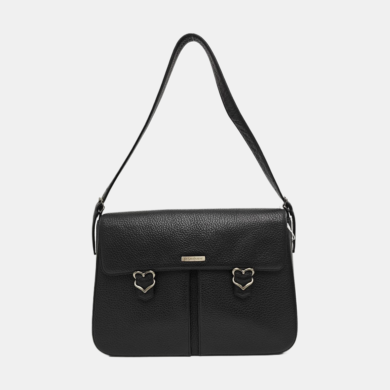Calfskin Shoulder Bag Black