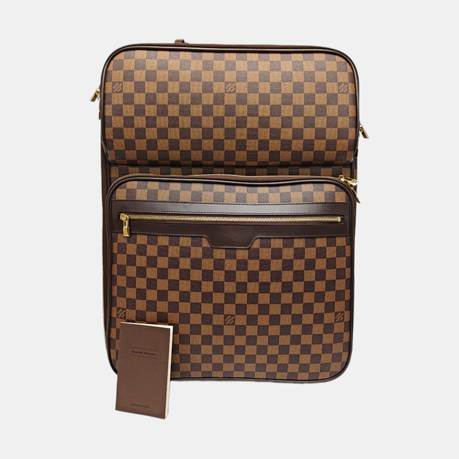 PEGASE 55 Damier Ebene Coated Canvas Brown