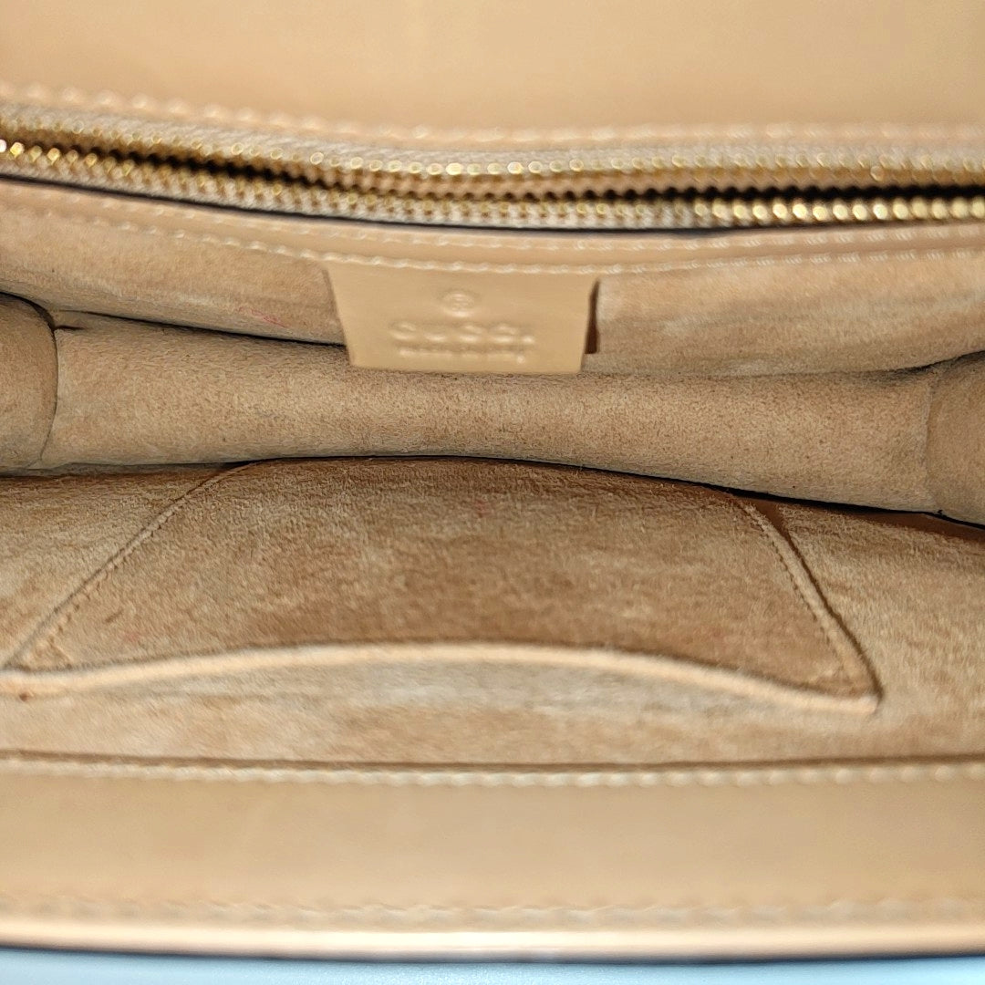 Sylvie Small Calfskin Beige