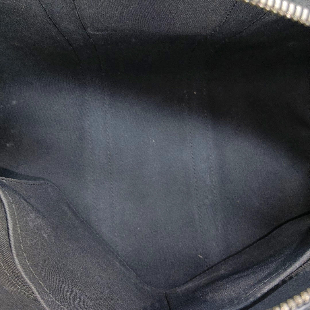 KEEPALL 35 Monogram Coated Canvas Black