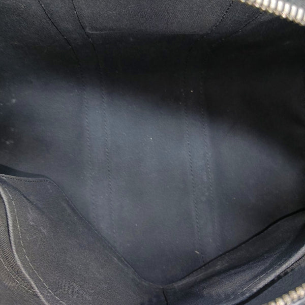 KEEPALL 35 Monogram Coated Canvas Black
