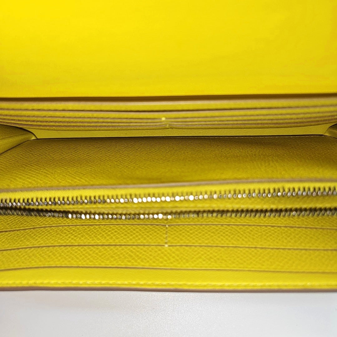 Constance 18 Epsom Yellow Wallet