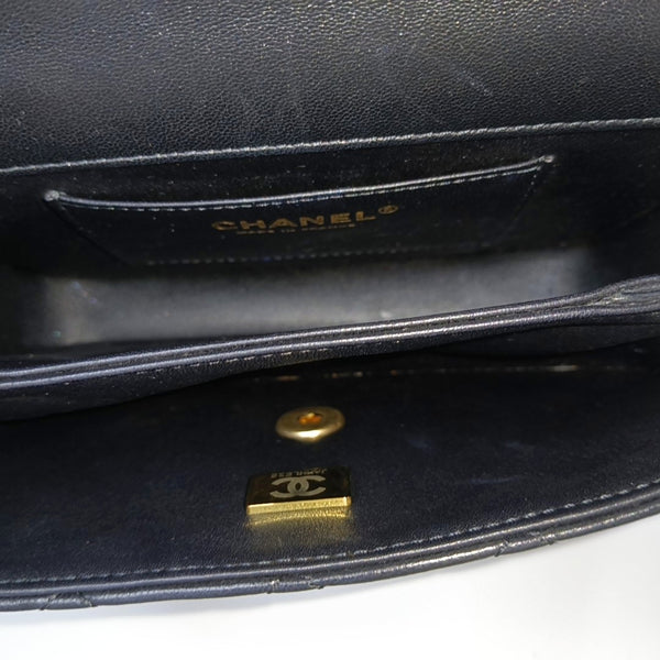 Quilted Lambskin Mini Black