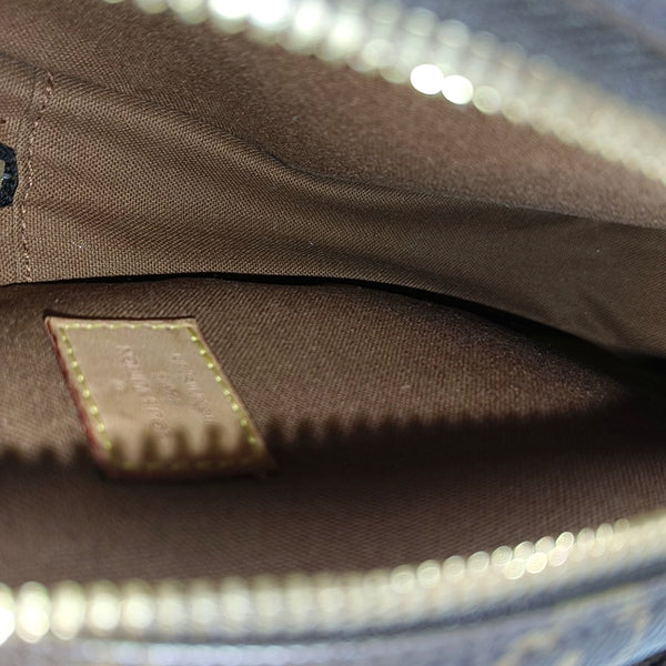 GANGE Monogram Coated Canvas Brown
