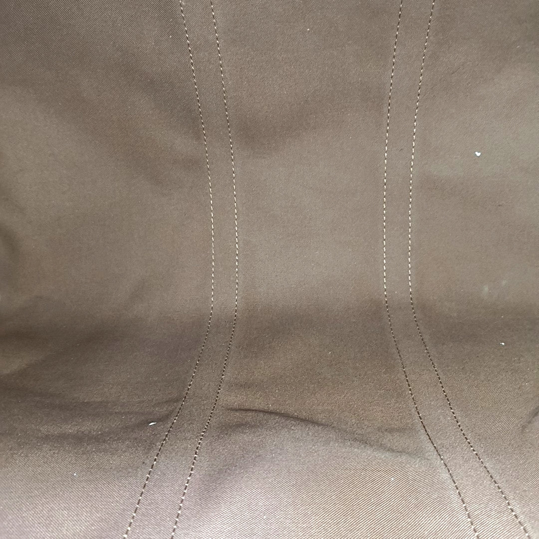 KEEPALL 50 Monogram Coated Canvas Brown