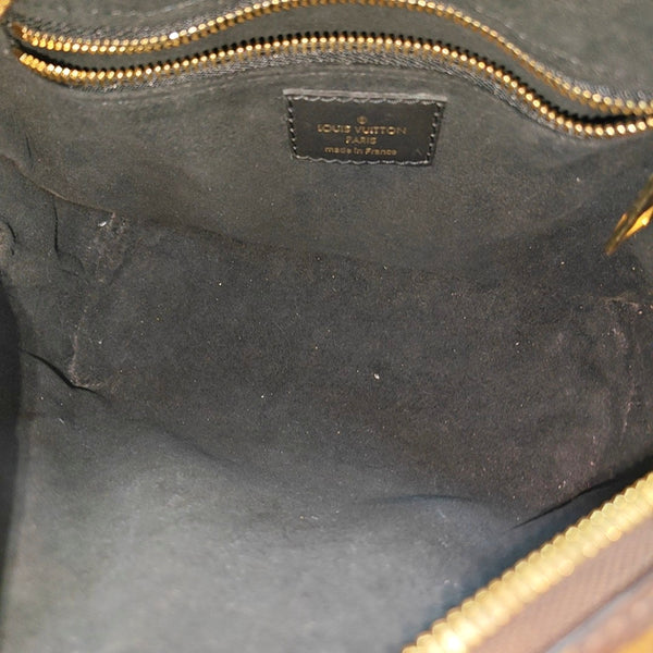 PETITE MALLE Monogram Coated Canvas Brown