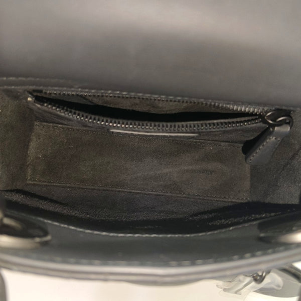 Lady Dior Mini Cannage Lambskin Black