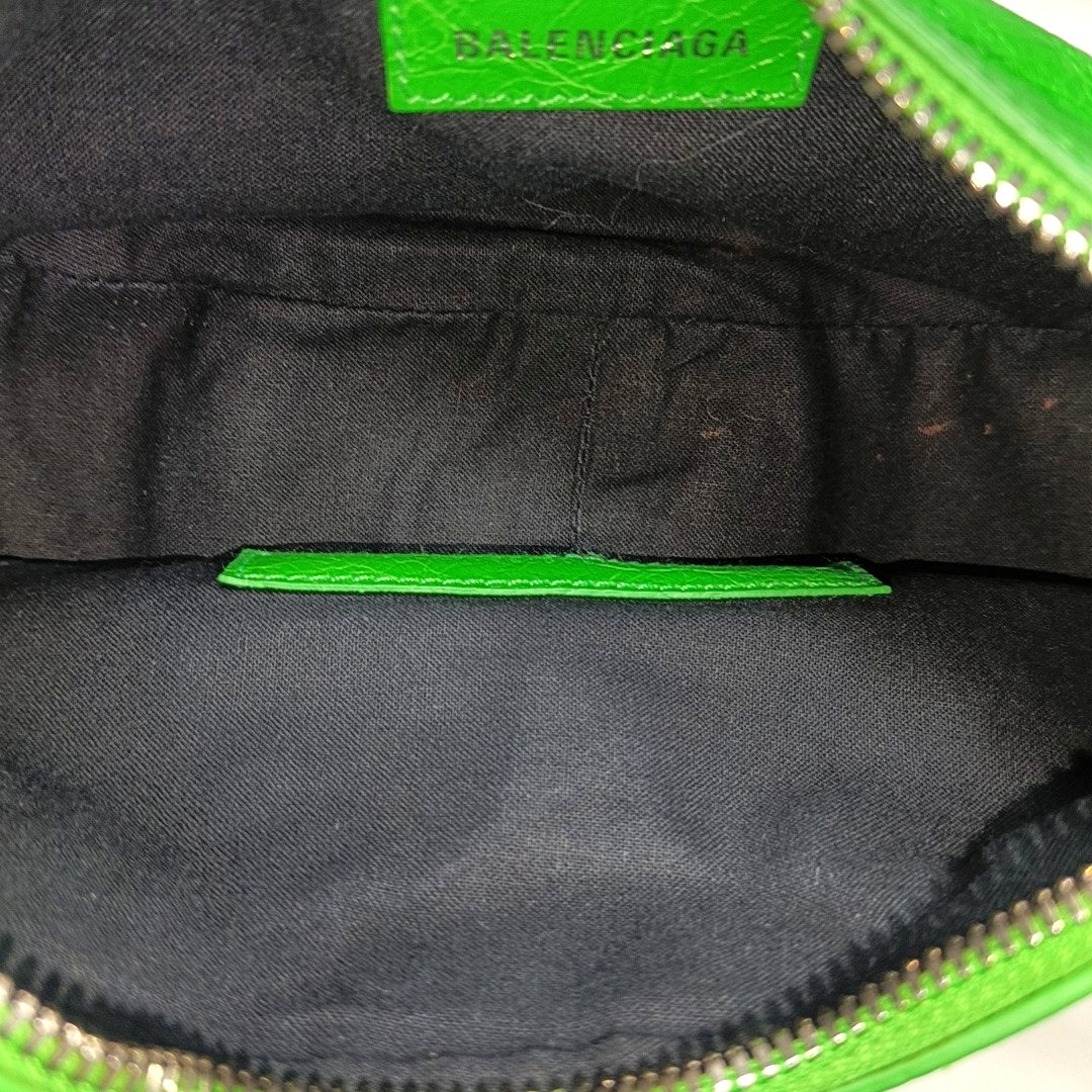 Le Cagole Mini Lambskin Green