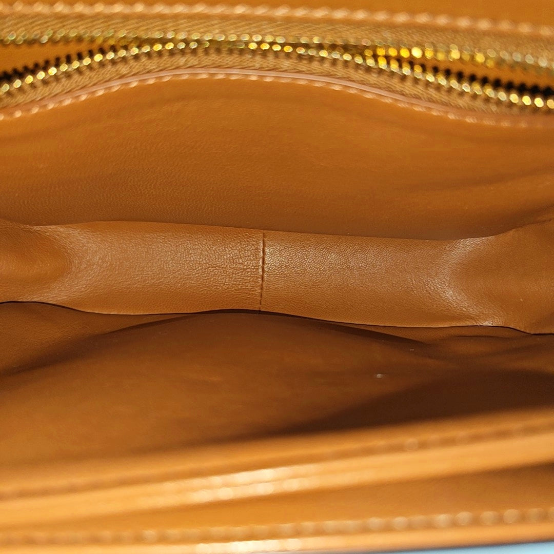 TRIOMPHE Small Coated Canvas Brown