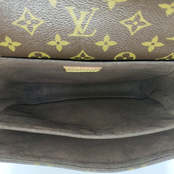 MÉTIS MM Monogram Coated Canvas Brown