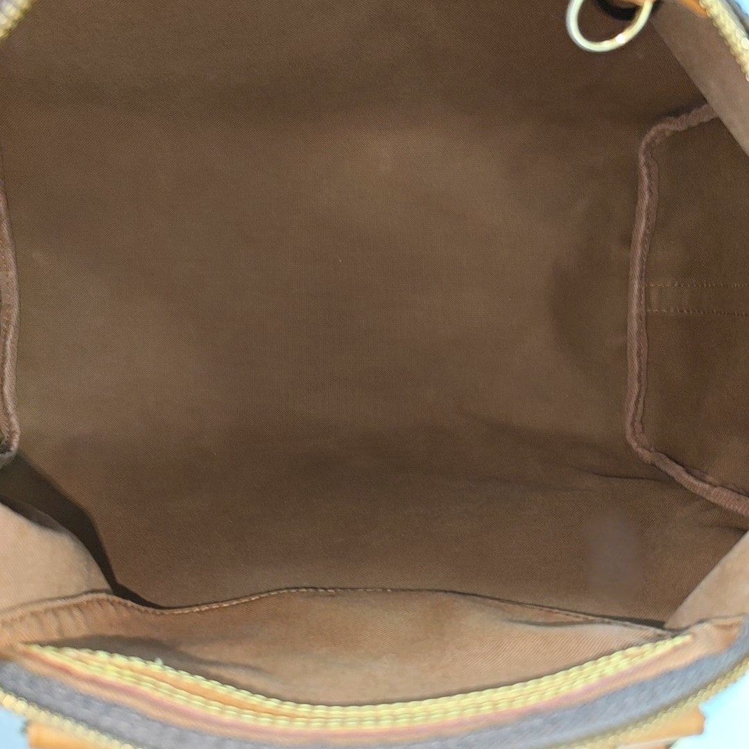 SPEEDY 35 Monogram Coated Canvas Brown