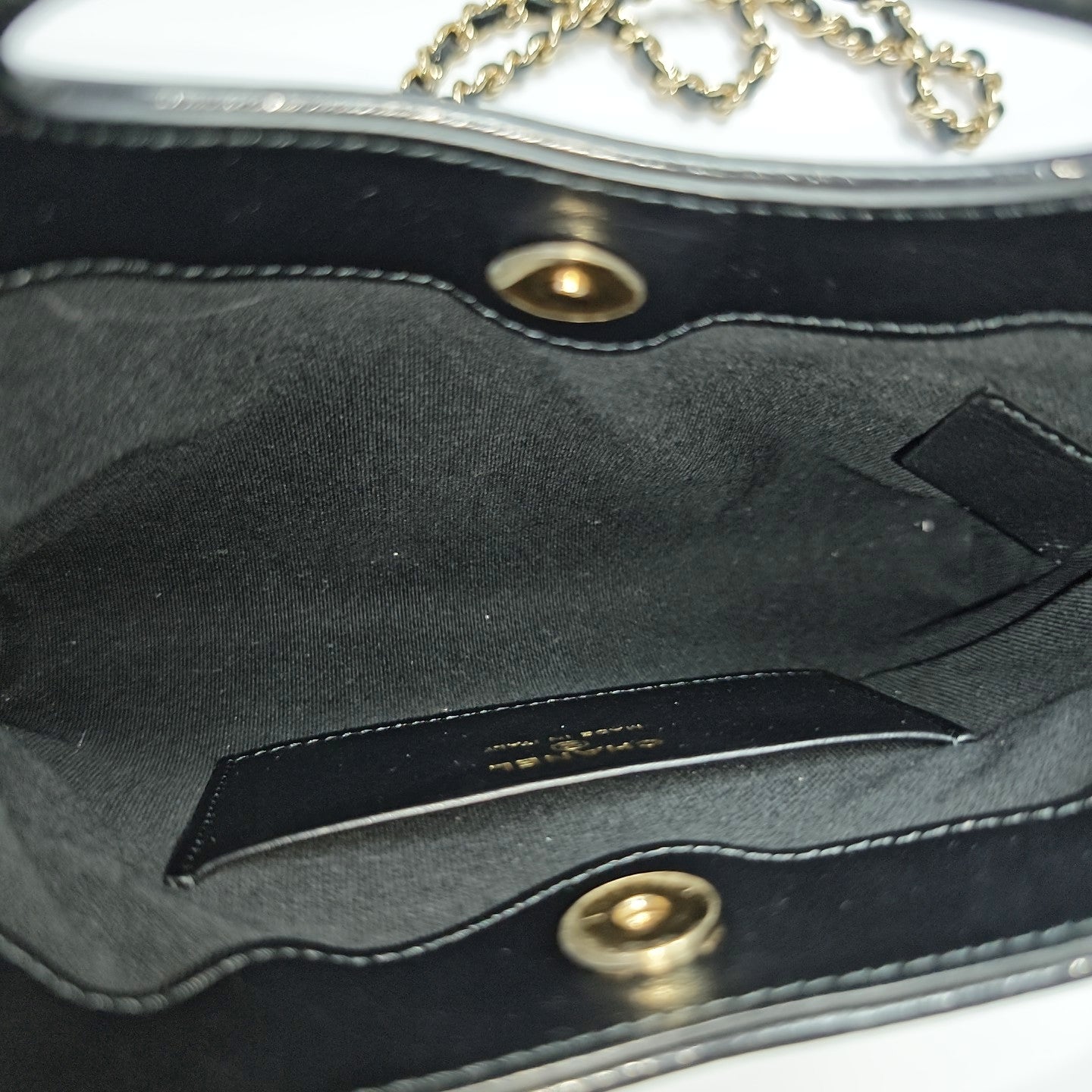 CHANEL 31 Quilted Waxed Cafskin Black