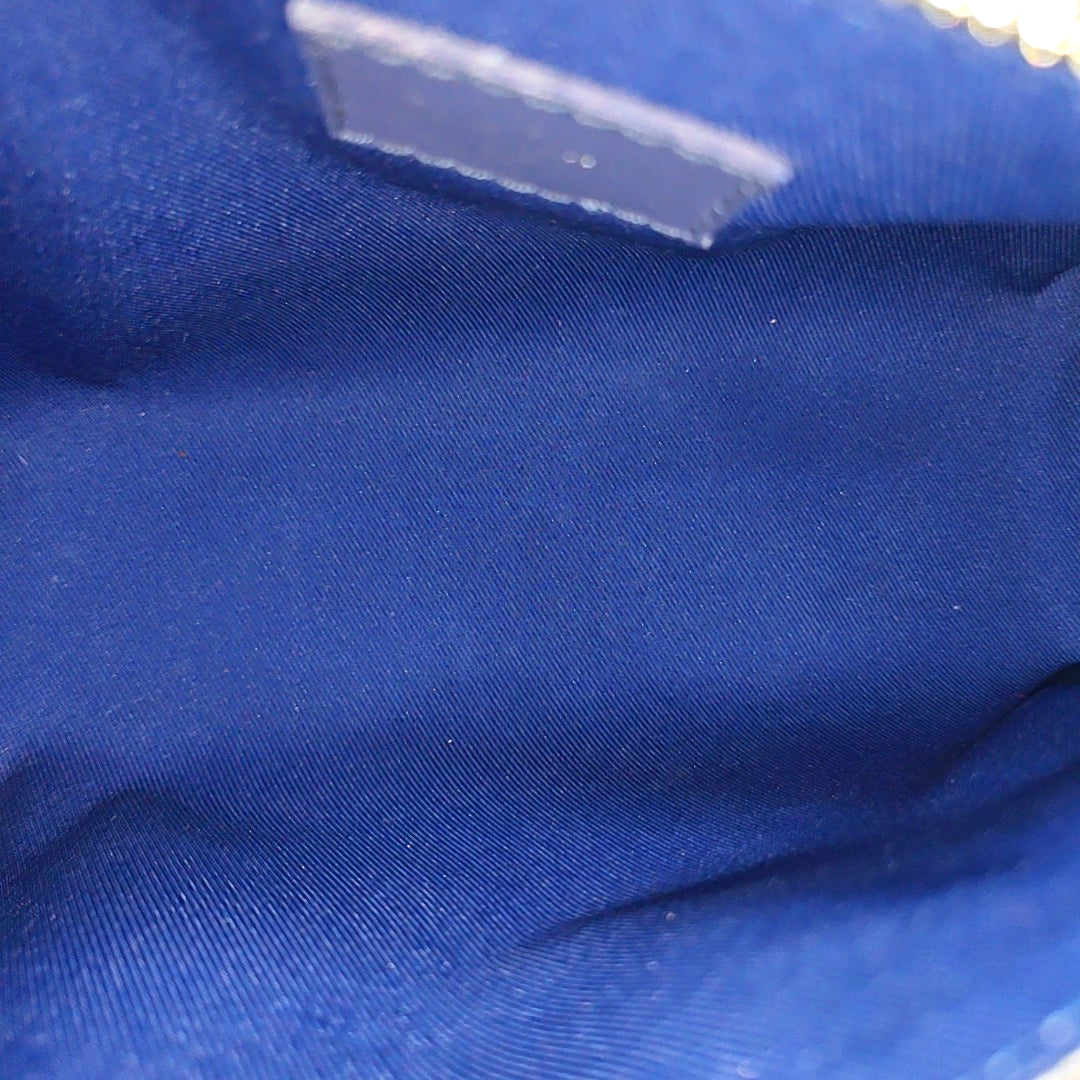 KEEPALL Nano Monogram Coated Canvas Blue