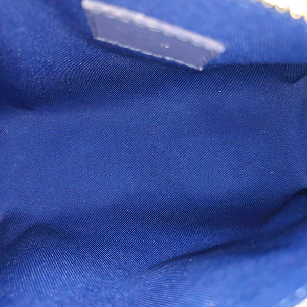 KEEPALL Nano Monogram Coated Canvas Blue