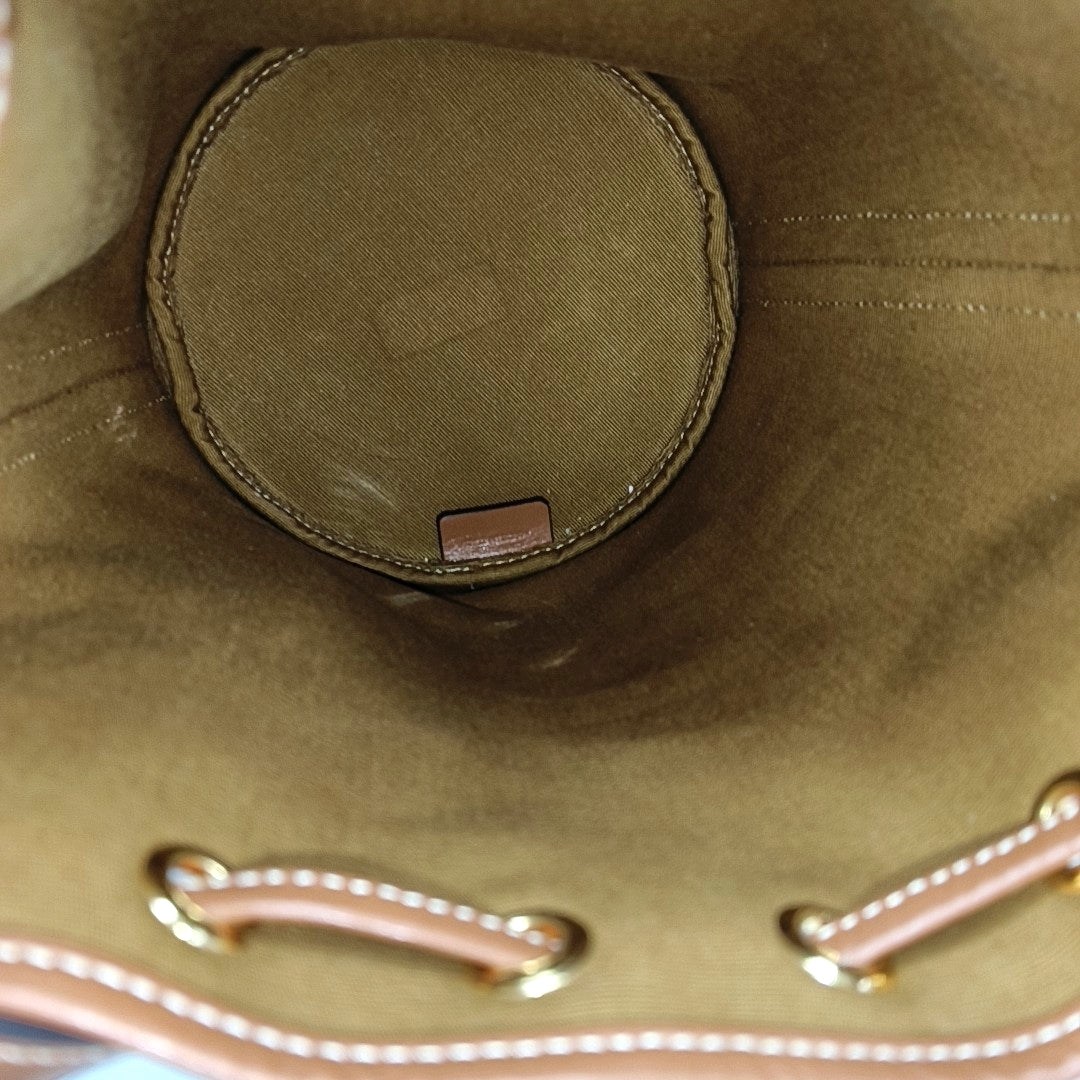 TRIOMPHE CANVAS Small Coated Canvas Brown