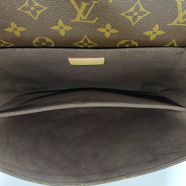 MÉTIS MM Monogram Coated Canvas Brown