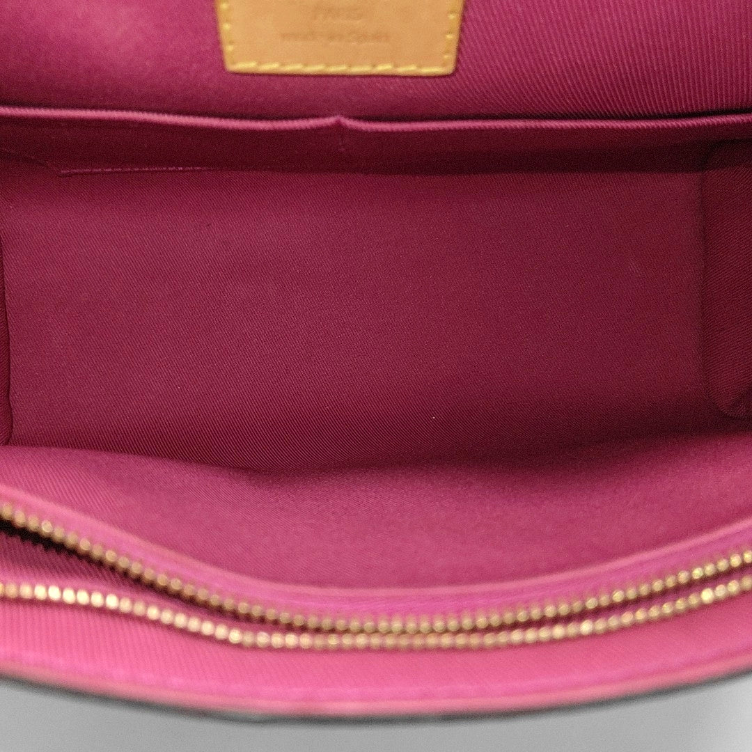 CLUNY PM Monogram Coated Canvas Brown