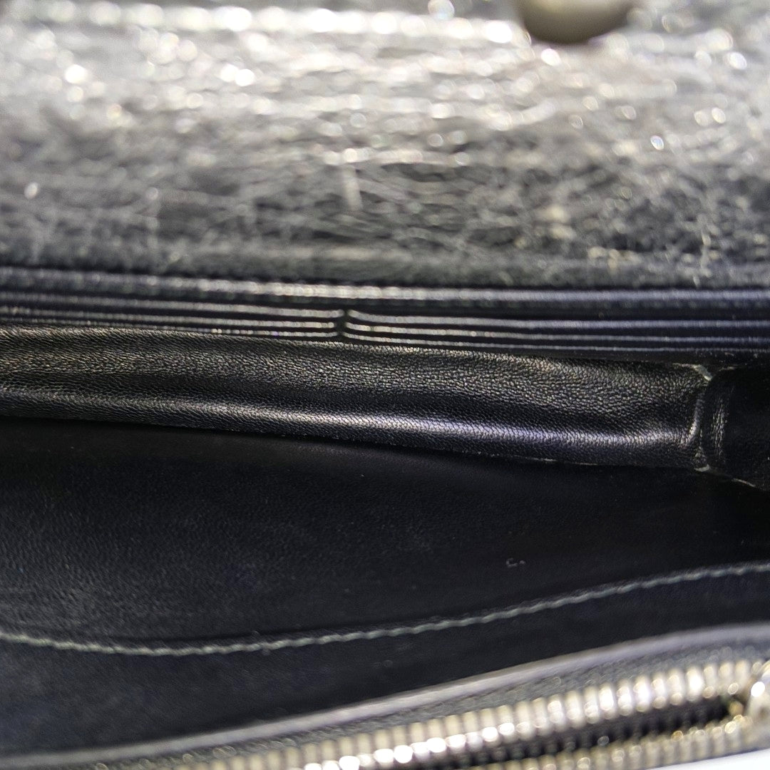BB Quilted Calfskin Silver