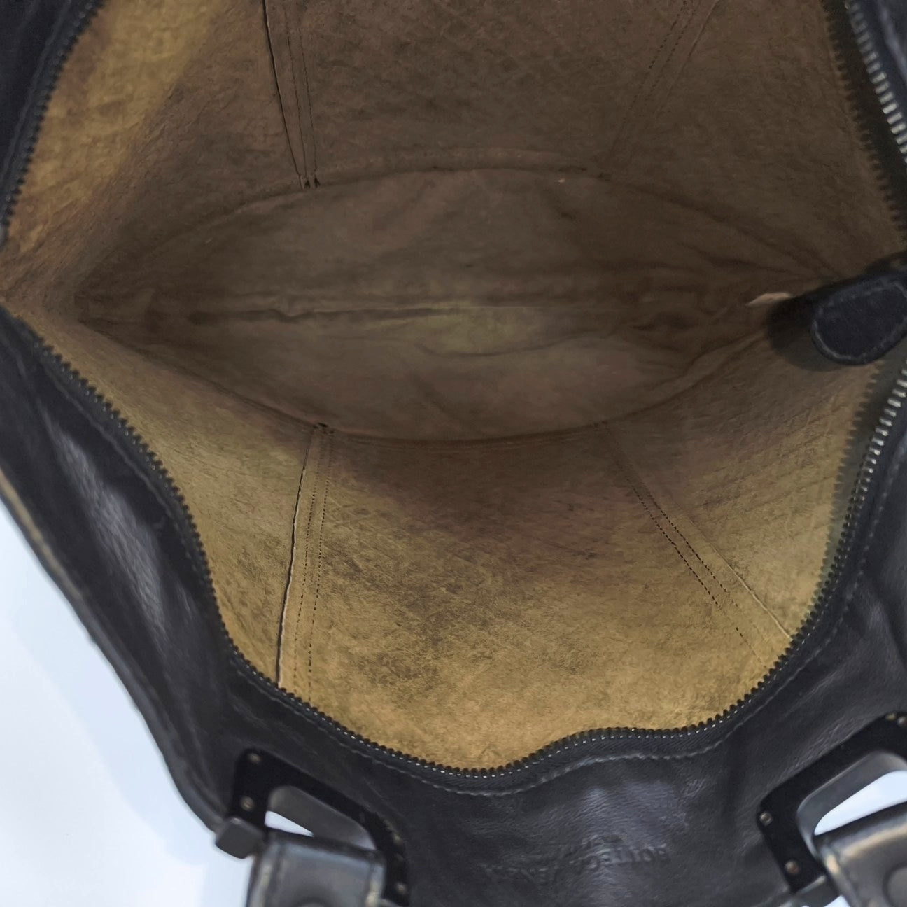 Lambskin Top Handle Bag Black
