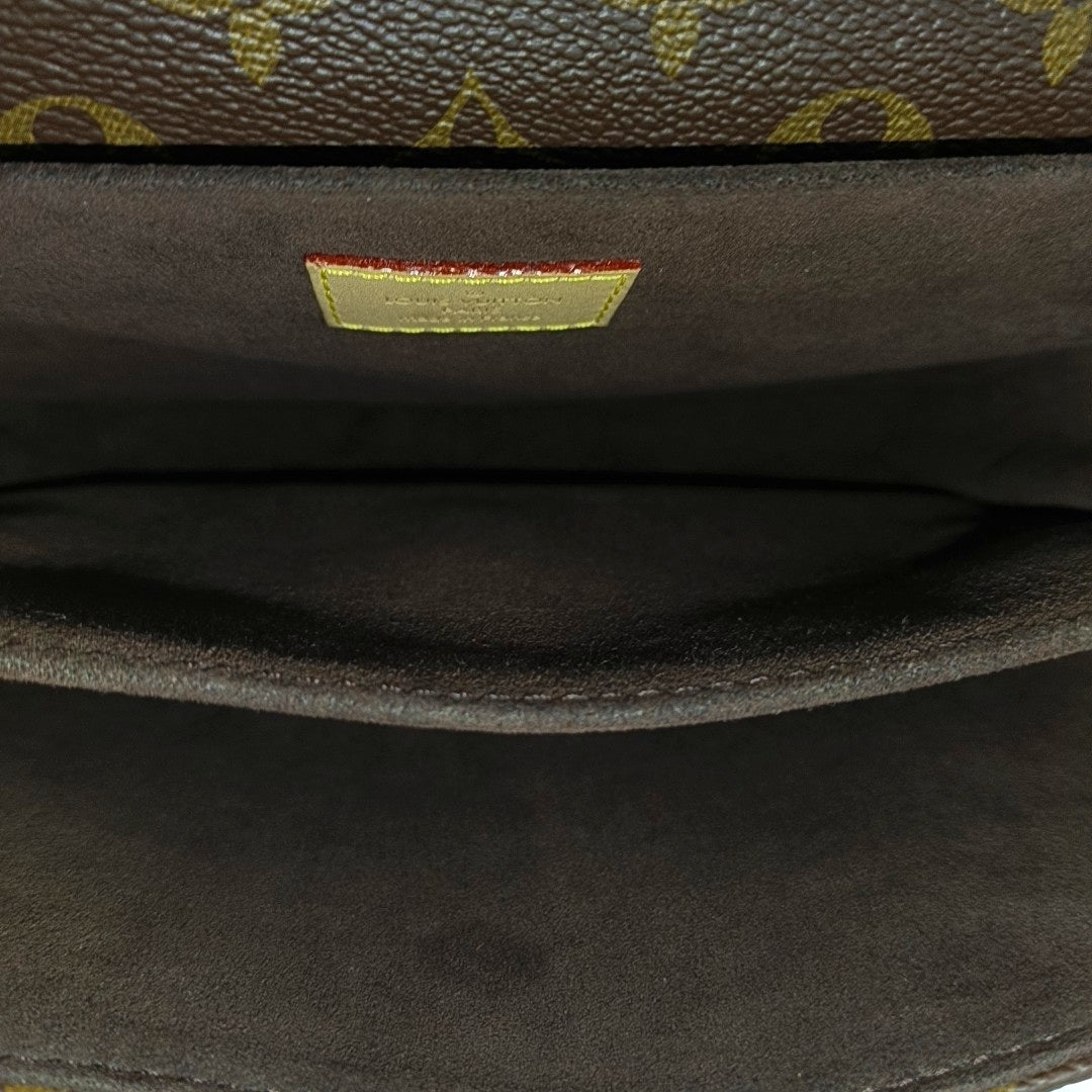 MÉTIS MM Monogram Coated Canvas Brown