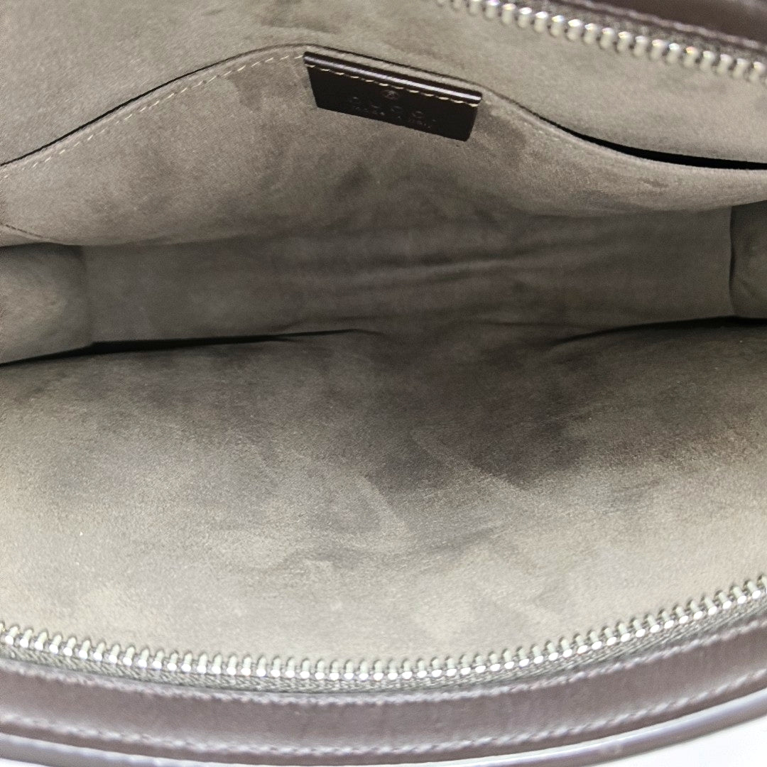 GG Supreme Monogram Coated Canvas Black