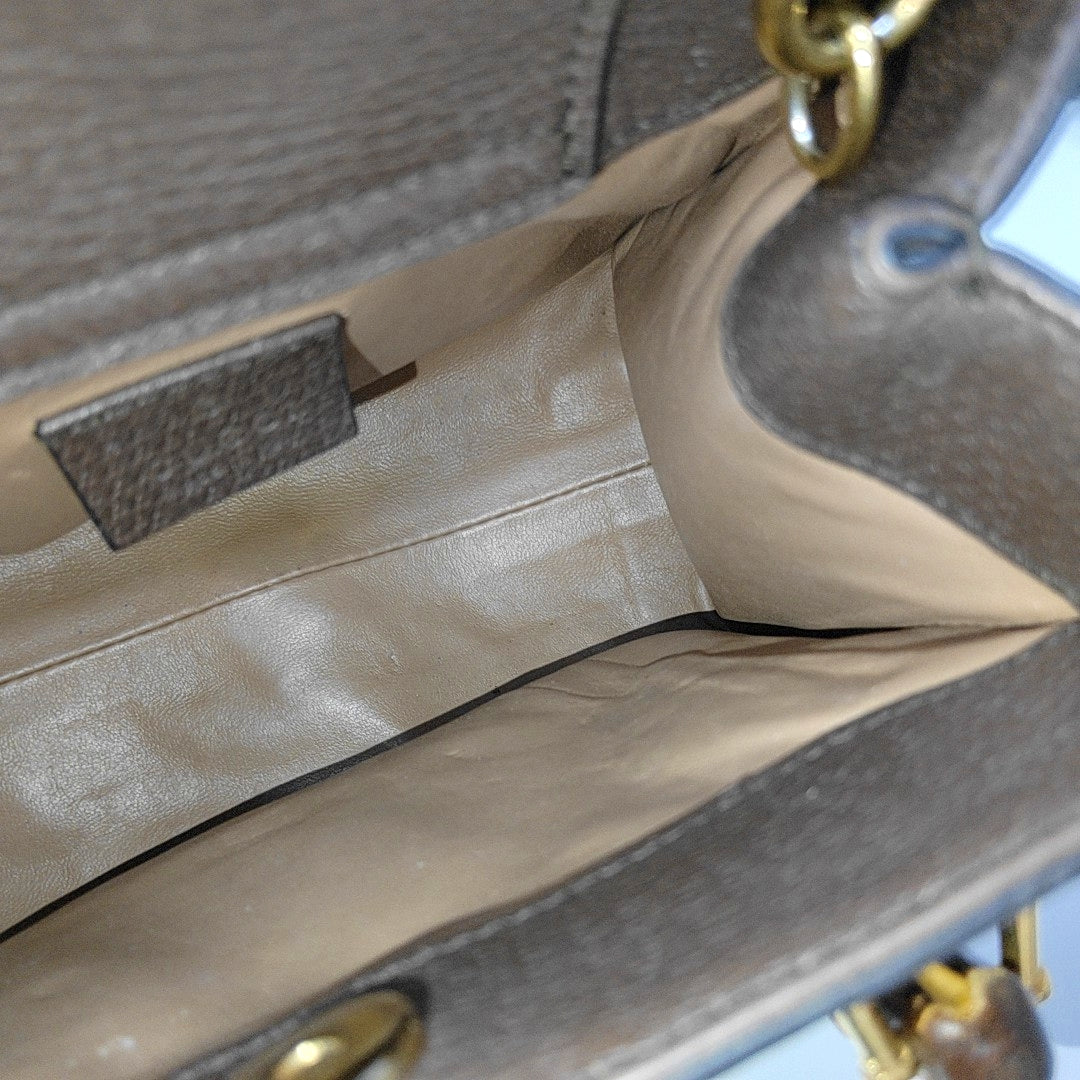 Diana Mini Monogram Canvas Beige