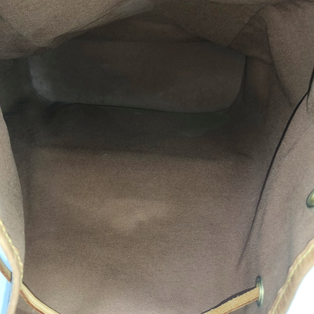 MONTSOURIS GM Monogram Coated Canvas Brown