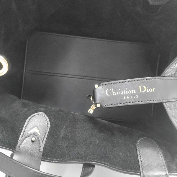 Toujours Small Cannage Calfskin Black