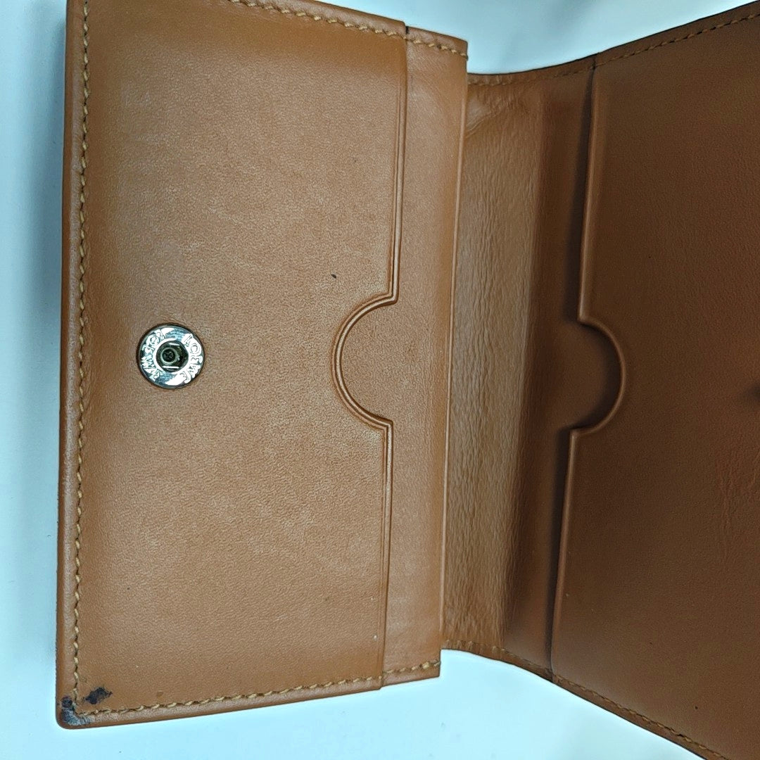 Calfskin Card Holder Brown