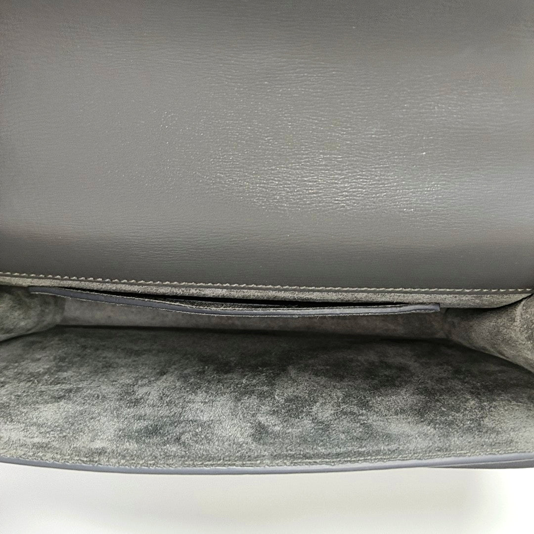 SUNSET Medium Calfskin Gray