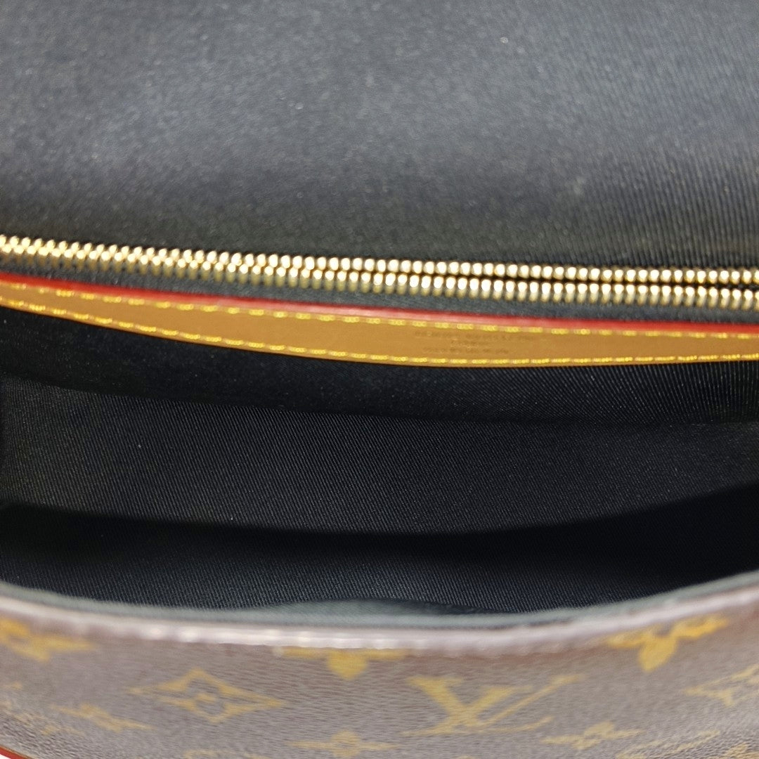 DIANE Monogram Coated Canvas Brown