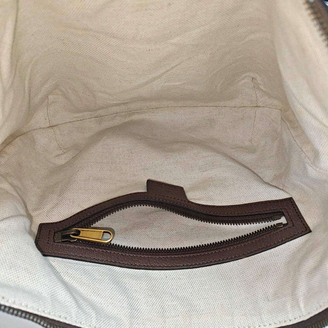 Authenticated pre-owned  Ophidia Small Monogram Coated Canvas Beige - Shoulder Bag at Looply